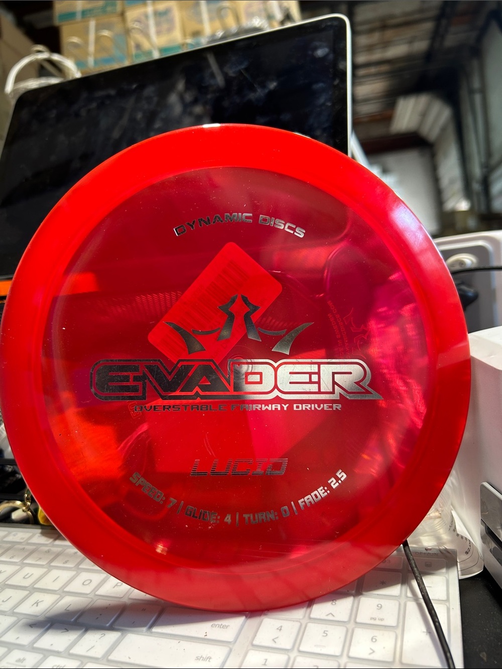 Evader Lucid Red Overstable Fairway Driver